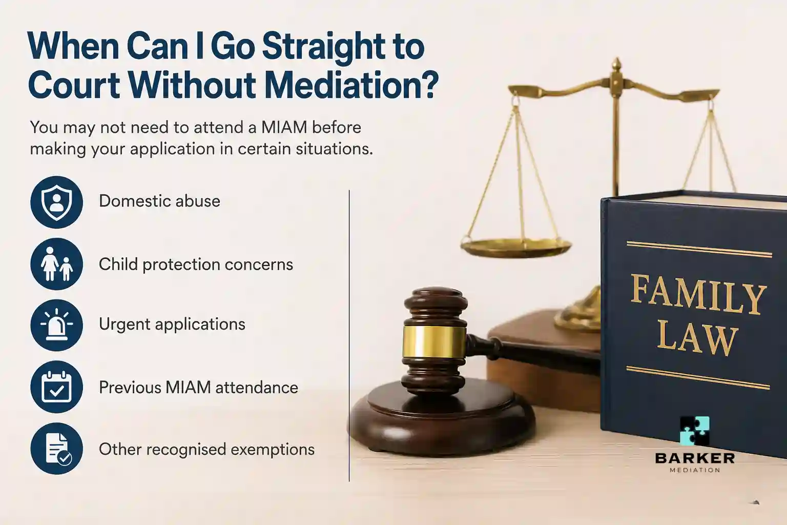 When Can I Go Straight to Court Without Mediation Havering?